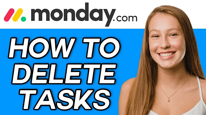How To Delete Tasks In Monday.com Tutorial 2024