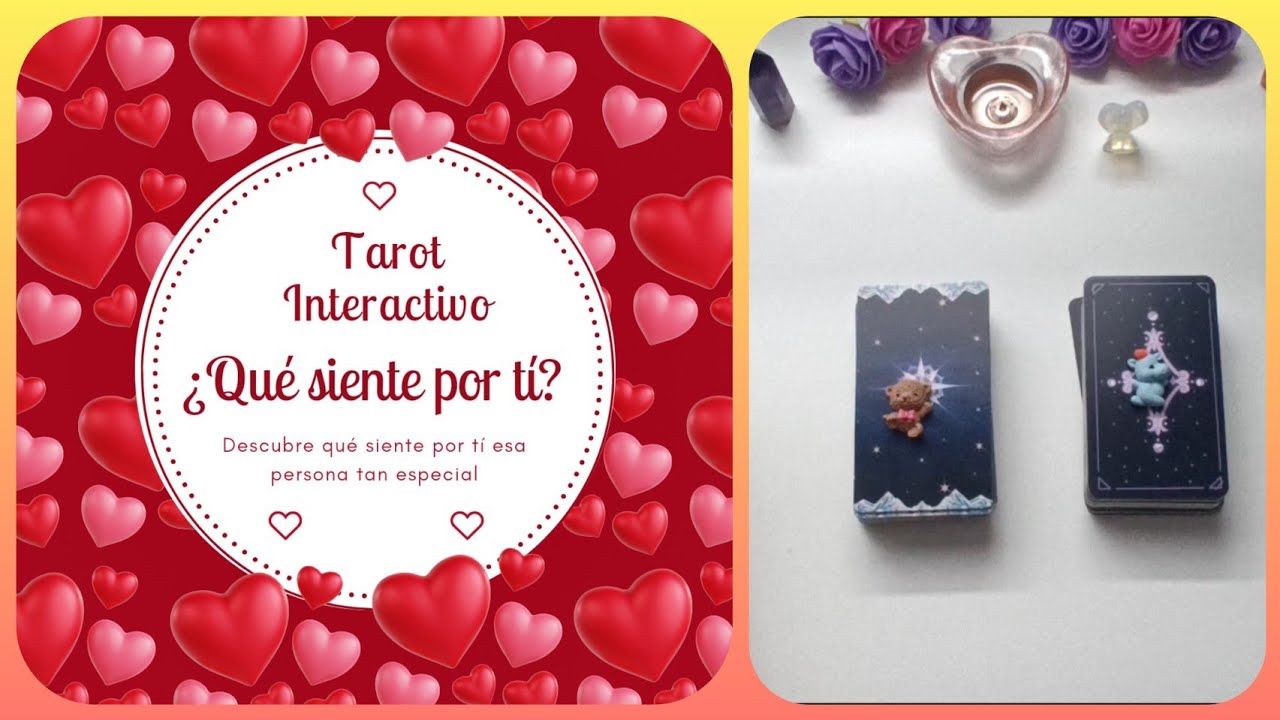 ️‍🔥 ️‍🩹🤔¿QUÉ SIENTE POR TÍ? ️‍🔥 ️‍🩹🤔 Tarot Interactivo de Amor - YouTube