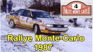 Rallye Monte Carlo 1987, Audi 200 Quattro vs. Lancia Delta HF 4WD