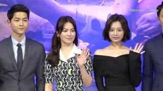 [무비비]태양의 후예 제작발표회 스케치 2부 (송중기, 송혜교, 진구, 김지원, 온유)