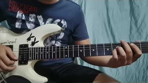 mahligai syahdu (versi live) cover gitar intro+solo