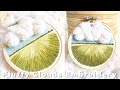 Fluffy Clouds Landscape Embroidery Tutorial ☁️