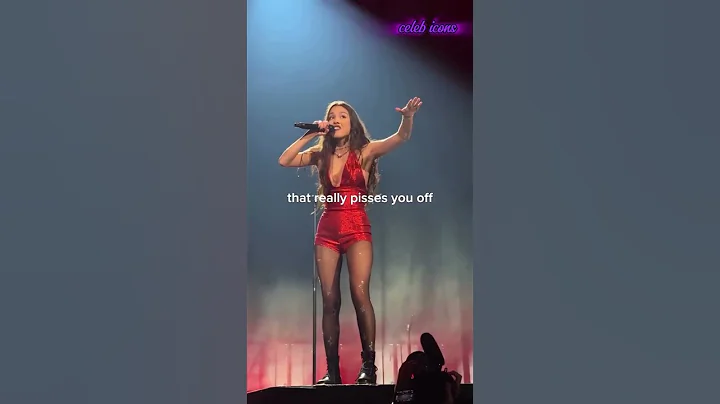 Olivia Rodrigo Turned Her Concert Into a Therapy Session 😭💜 #concert