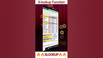 🔥🔥X-LOOKUP Formula 🔥🔥|| #excel || #xlookupformula || #virulfeed #virulshorts ||