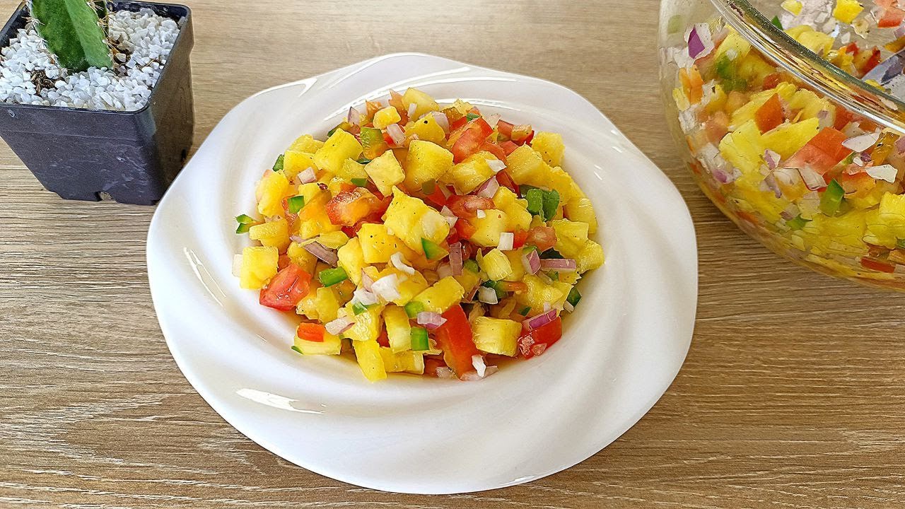 🍍 The best pineapple salad! You'll love it! 😋🥗