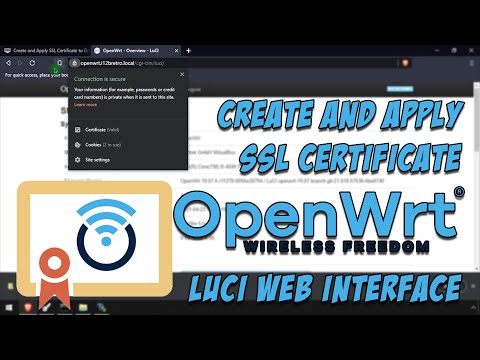 Create and Apply SSL Certificate to OpenWRT LuCI Web Interface