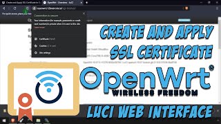 Create and Apply SSL Certificate to OpenWRT LuCI Web Interface screenshot 4