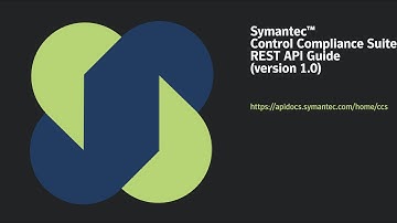 Introduction to Symantec Control Compliance Suite 12.5 REST APIs