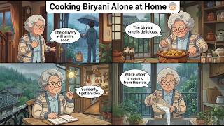 Cooking Biryani Alone At Home English Learn Basic English Slow English For Beginners
