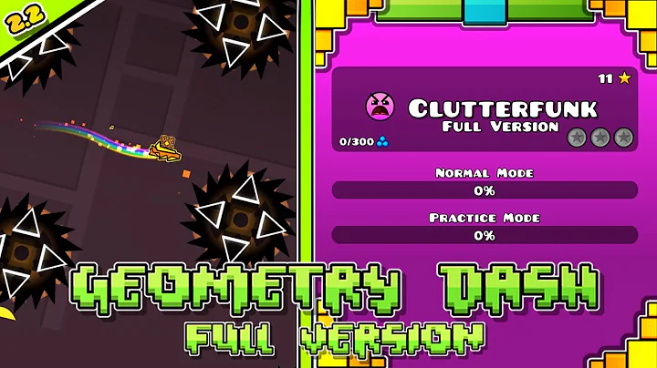 Clutterfunk Full Version (All Secret Coins) | Geometry Dash Full Version | By Traso56