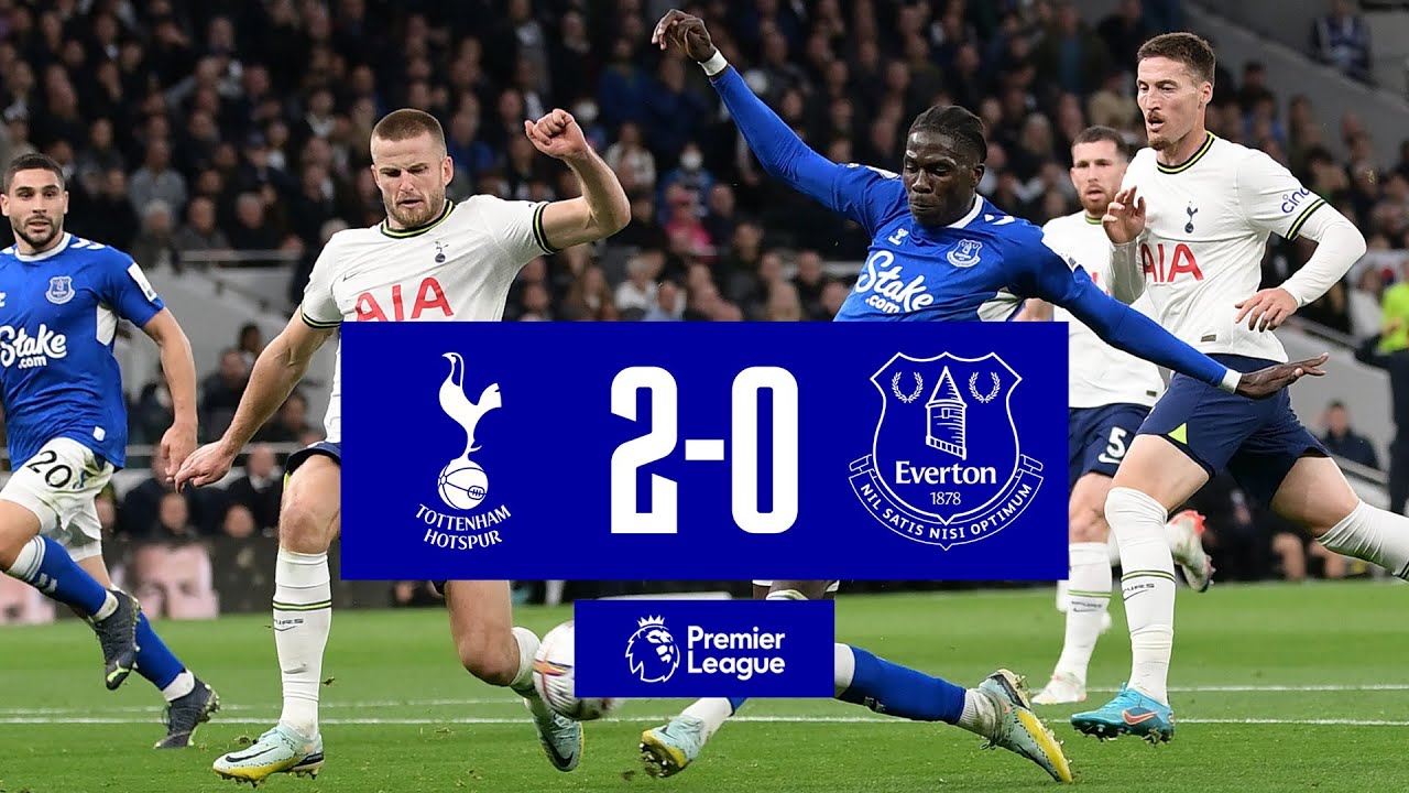 PREMIER LEAGUE HIGHLIGHTS: TOTTENHAM HOTSPUR 2-0 EVERTON