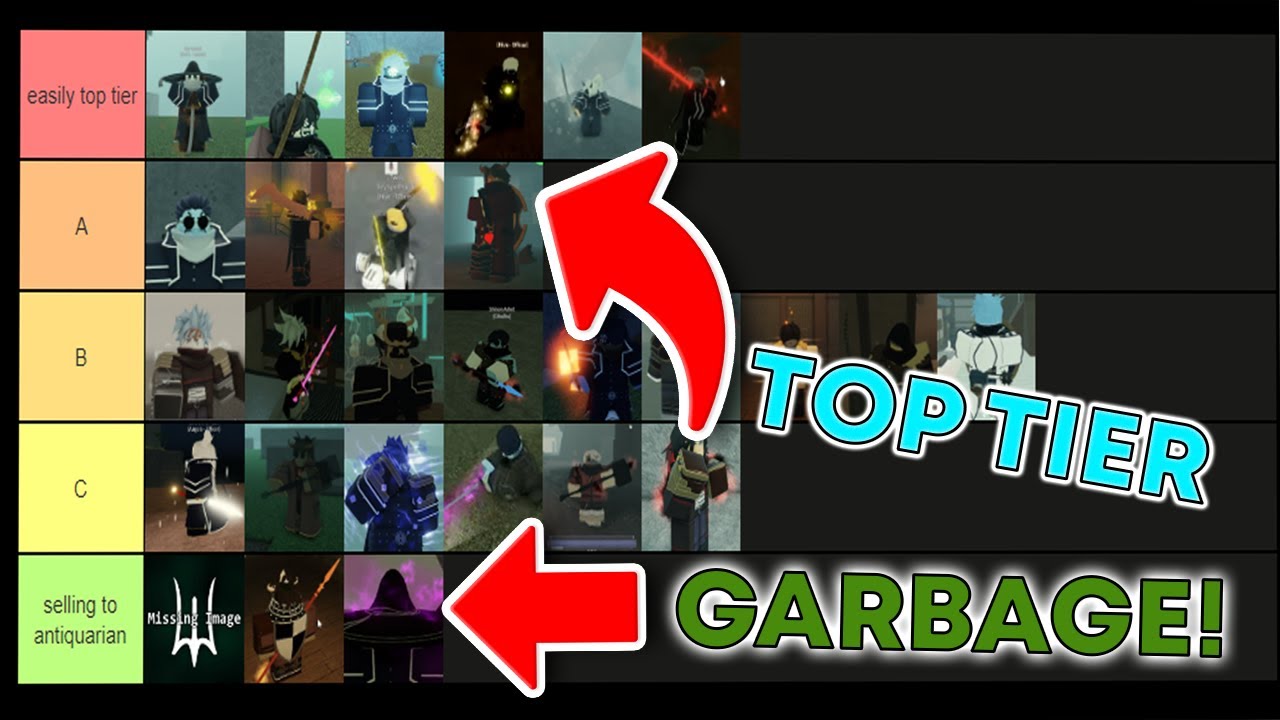 Create a Deepwoken Enchants Tier List - TierMaker