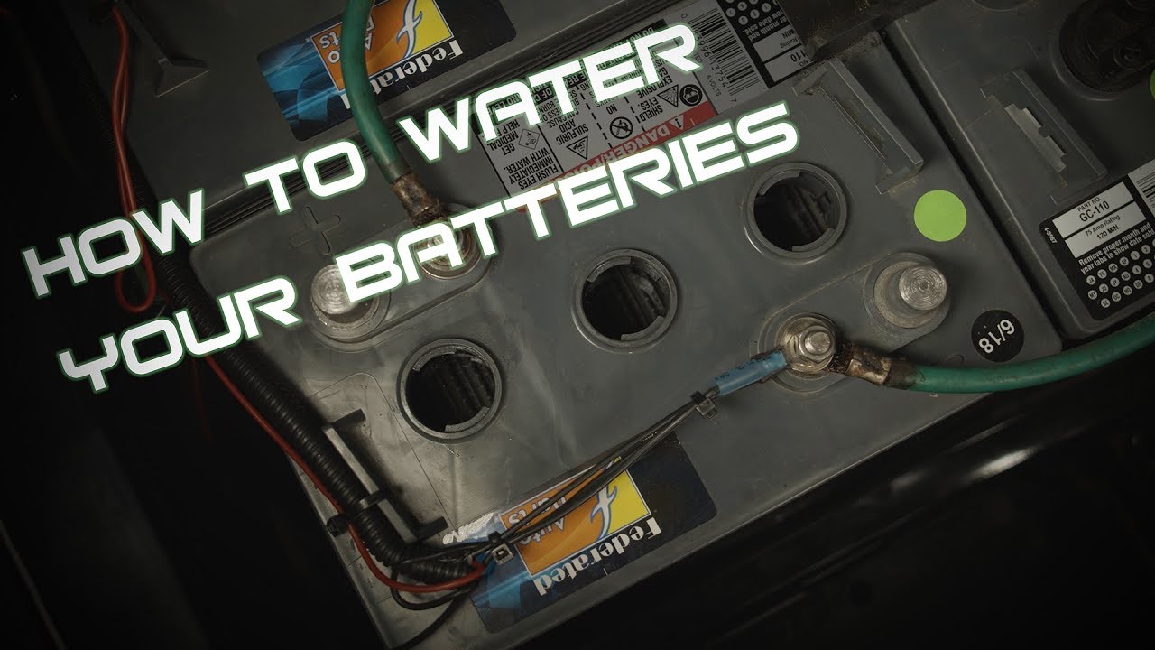 Adding Water To Your Golf Cart Batteries - DIY Golf Cart FAQ - YouTube Adding Water To Trojan Golf Cart Batteries