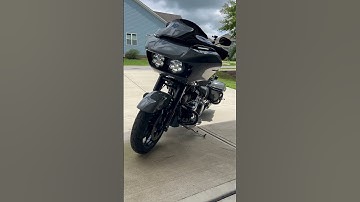 Harley Davidson Road Glide Shark Demon install #harleydavidson #harley #motorcycle #riding #hd