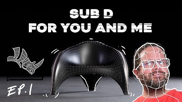 Start Designing a Sculptural Chair in Rhino SubD – Step-by-Step Tutorial