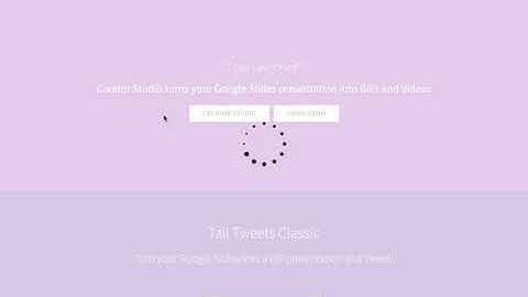 Animate a slide into a GIF with Tall Tweets