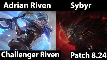 [ Adrian Riven ] Riven vs Yasuo [ Sybyr ] Top - No tilt No bad luck Just a silver in diamond games