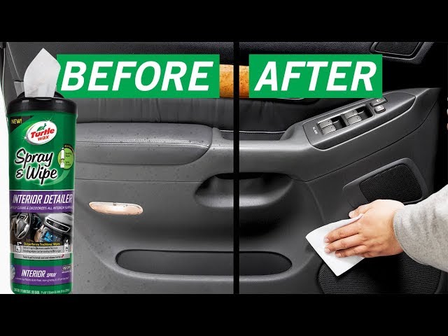 Best Car Interior Cleaner: Spray & Wipe Interior Detailer