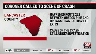 Coroner called to crash on US 222 North in Lancaster County