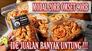 IDE JUALAN | CARA MEMBUAT MAKARONI BANTET RENYAH MODAL KECIL UNTUNG BESAR