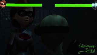 The Incredibles 2 Tabular Battle Healthbars