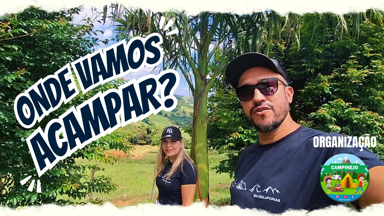 ACAMPAMENTO AS CEGAS | Fomos ACAMPAR sem saber o destino! 