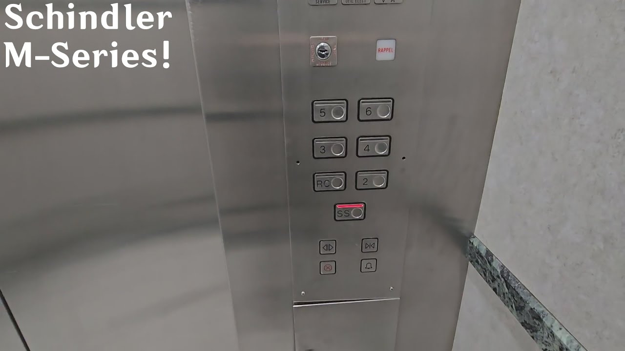 ULTRA RARE!! AWESOME Schindler M-Series Traction Elevators - Montreal QC