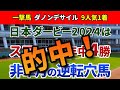 日本ダービー2024 追い切り後【買いの1頭】公開!メイショウタバル取消の影響を徹底考察!ウイニングポジションを確保する馬は?