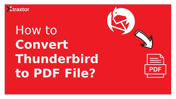 How to Convert Thunderbird Email to PDF | Xtraxtor | Tutorial