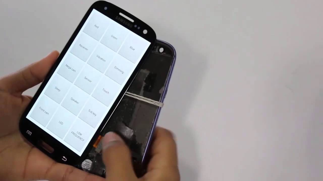 [JQX] How to Test a new LCD Digitizer Touch Screen for Samsung mobile