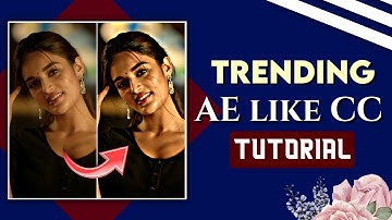 ae like HDR tutorial in alightmotion || ae like Hd effect 😍 || trending ae like Hd cc tutorial