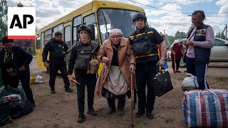 Vovchansk residents escape amidst shelling as Russian troops advance in outskirts of Ukraine town