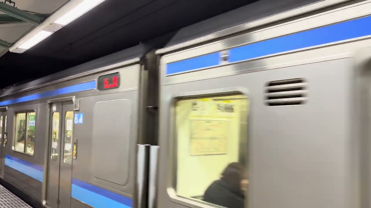 仙石線205系3100番台仙センM1編成普通石巻行きあおば通駅発車(発車メロディー青葉城恋唄あおば通ver)