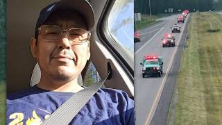 Fallen Alaska firefighter identified as procession continues through Northland