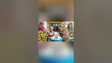 Capybara cùng bà tắm cho con chim và cái kết #capybara