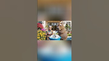 Capybara cùng bà tắm cho con chim và cái kết #capybara