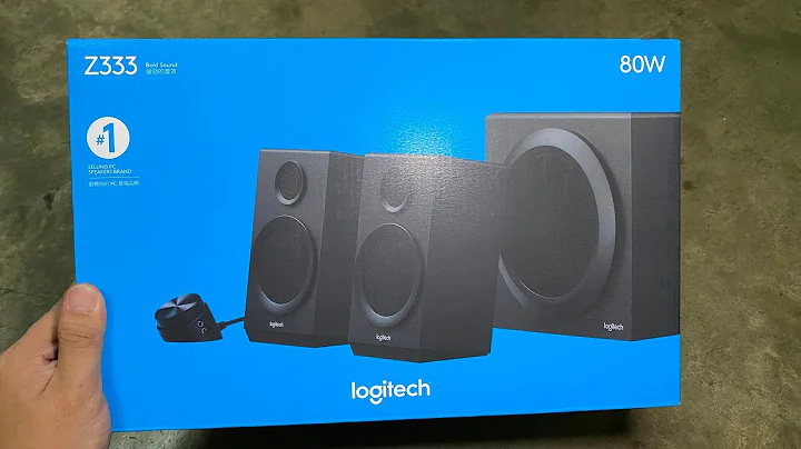 Unboxing and First Impression: Logitech Z333 - Boom-bass-tic speakers for your PC and other devices