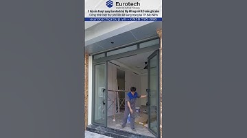3 Bộ Cửa Trượt Quay Eurotech VIP 68 Nẹp Rời 8.0 Màu Ghi Xám.Đẳng Cấp Biệt Thự Phố-Võ Cường Bắc Ninh
