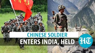 Watch: Indian Army detains Chinese soldier after he crosses LAC in Ladakh