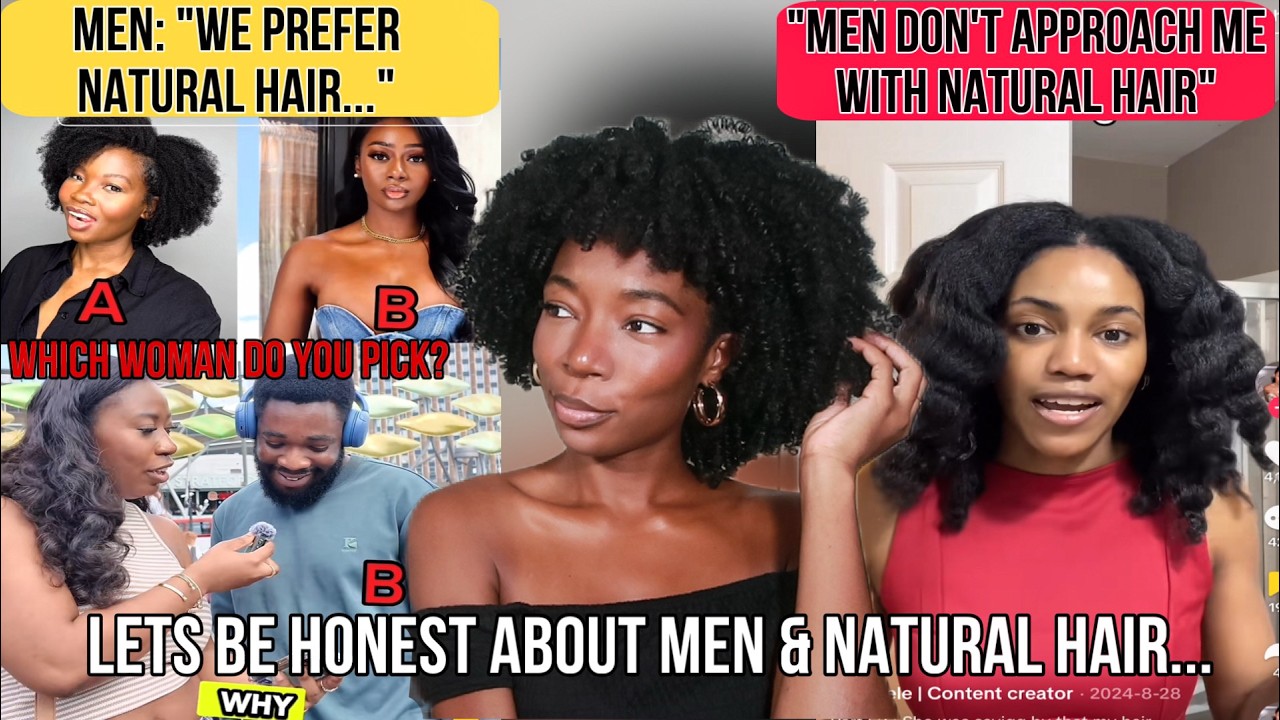 Почему чернокожие мужчины говорят, что им нравятся «натуральные» волосы... (хотя мы все знаем, чт...