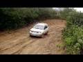 Toyota Ipsum 4WD. По грязи.