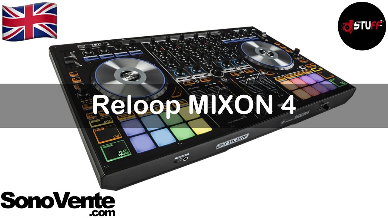 Stressed 　Mixon 4 Stressed Mixon 4 Reloop MIXON4 Controller for SeratoDJ