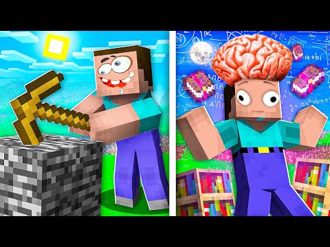 🤪 от Глупого *НУБА* до САМОГО УМНОГО 🧠 СИМУЛЯТОР IQ в Майнкрафт ! ВЛАДУС