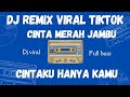 DJ CINTAKU HANYA KAMU AHH CINTA MERAH JAMBU | Viral TIKTOK Full bass Terbaru 2026