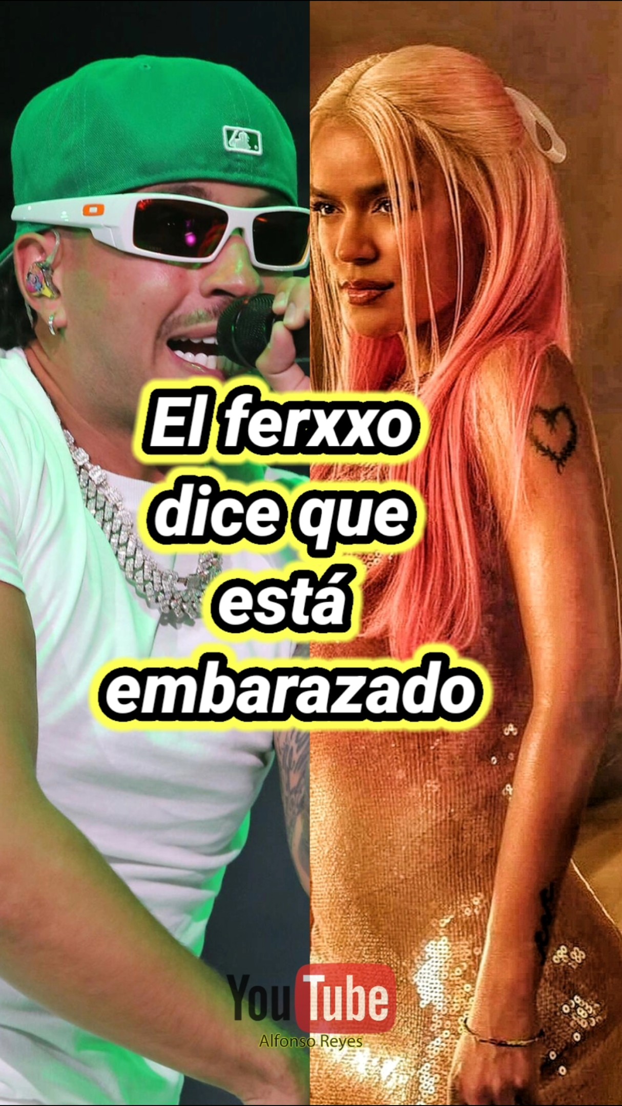 El ferxxo dice que está embarazado. #karolg #ferxxo #bichota