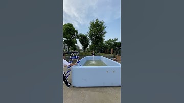 How to build an above ground inflatable pool Ipoolgo