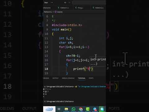 C Lanuage Pattern