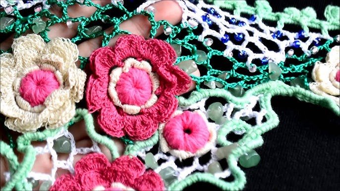 Los mejores hilos para crochet irlandes? Tejido Circulos crochet irlandés 