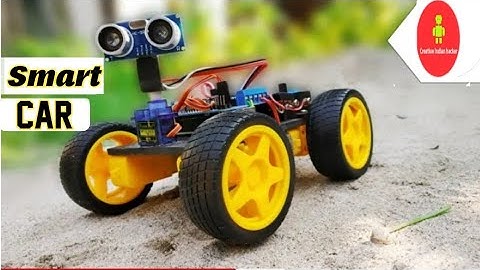 How to make Diy  Obstacles avoiding car at home| summer experiment|samar experiment|| diy builder|