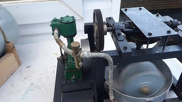 Stuart 10 V steam engine powering a rock crushing plant